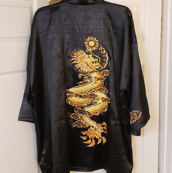 Other - Black Silk Kimono